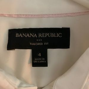White button down shirt from Banana Republic